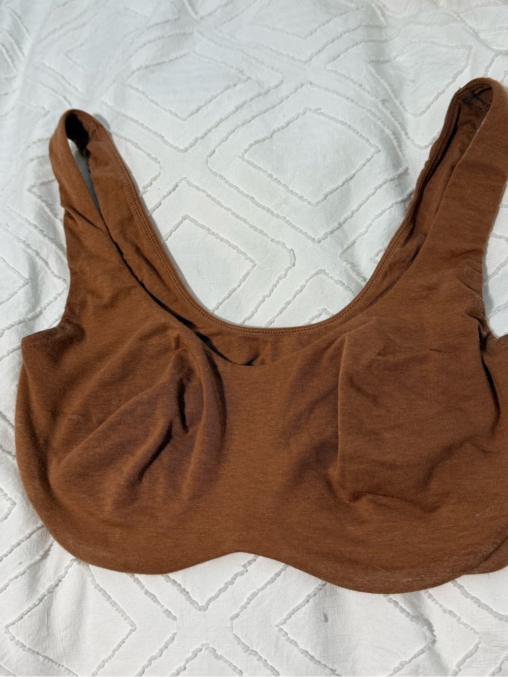 🛍️PINK T-Shirt Underwire Bra - Brown